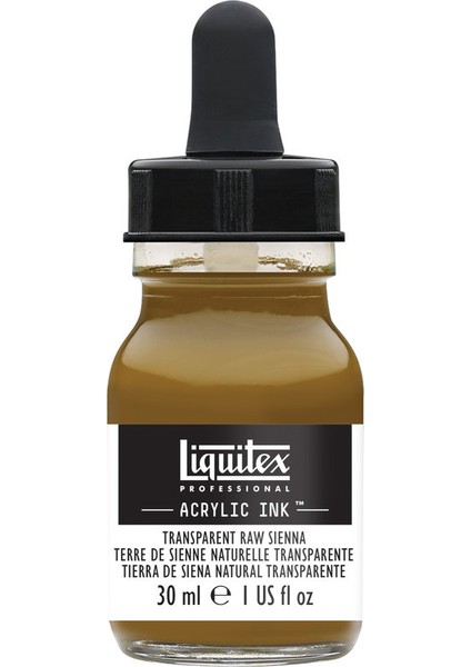 Akrilik Mürekkep 30ML - Transparent Raw Sienna