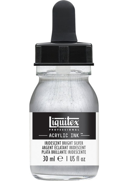 Akrilik Mürekkep 30ML - Iridescent Rich Silver