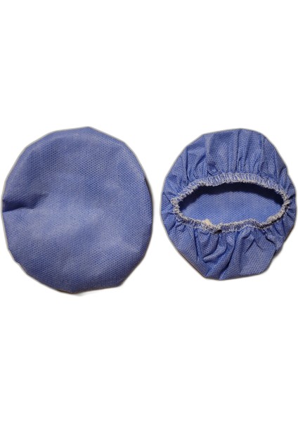 (50'lik Pakette)9 Cm(L)Mavi Tek Kullanımlık Kulaklık Bonesi,kullan At Kulaklık Kılıfı