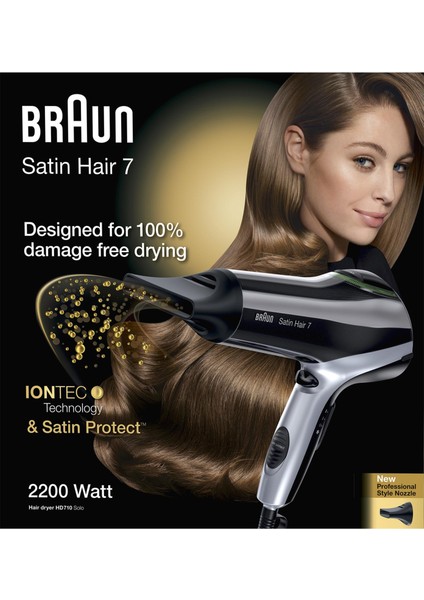 Satin Hair 7 Iontec HD710 2200W Saç Kurutma Makinesi