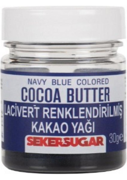 Lacivert Yenilebilir Kakao Yağı 30 gr