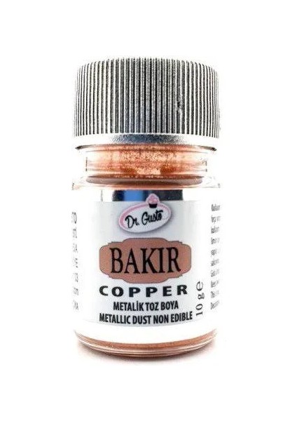 Dekoratif Yenilmeyen Bakır Toz Sim Boya 10 gr