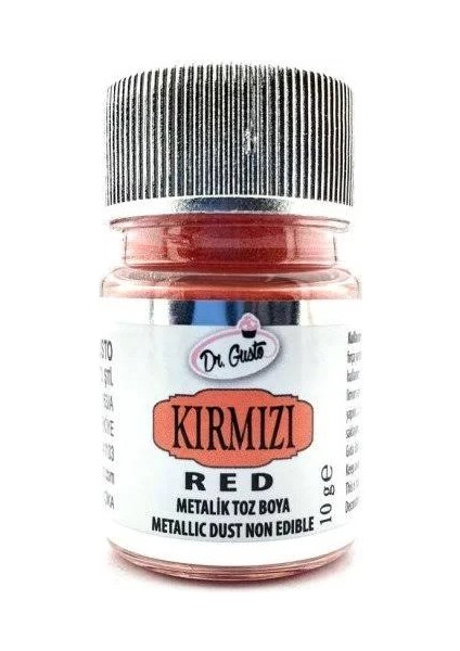 Dekoratif Yenilmeyen Kırmızı Toz Sim Boya 10 gr
