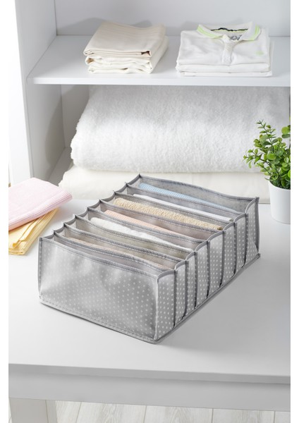 8 Gözlü Gri Benekli Çekmece Içi Düzenleyici Organizer – Xlarge