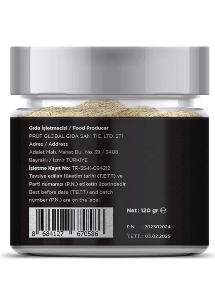 Mahlep Toz 160 Gr. Cam Kavanoz