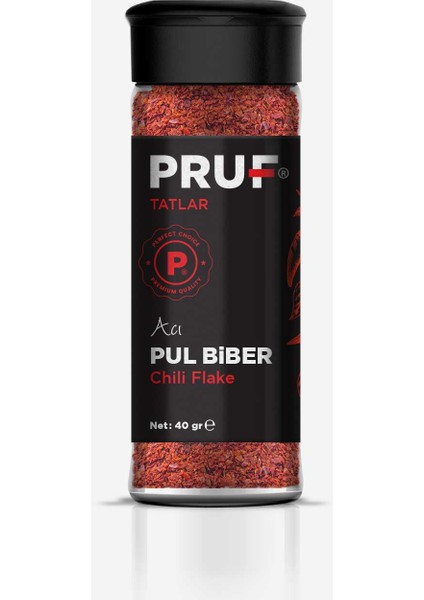 Acı Pul Biber 40 Gr. Cam Şişe