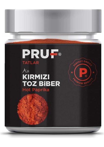 Acı Toz Kırmızı Biber 130 Gr. Cam Kavanoz