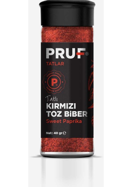Toz Kırmızı Biber 40 Gr. Cam Şişe
