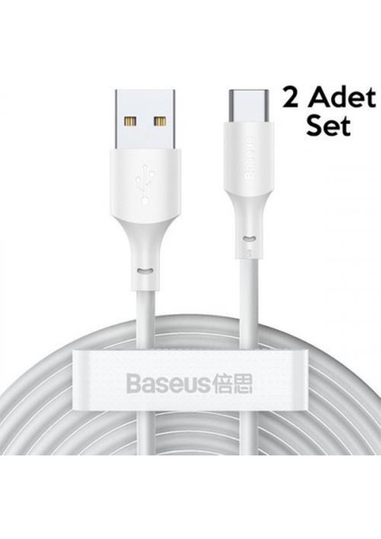 Ultra Hızlı 2 Adet Set 1.5mt Type-C Şarj Kablosu 480MB Veri Aktarım Hızlı fiyatları