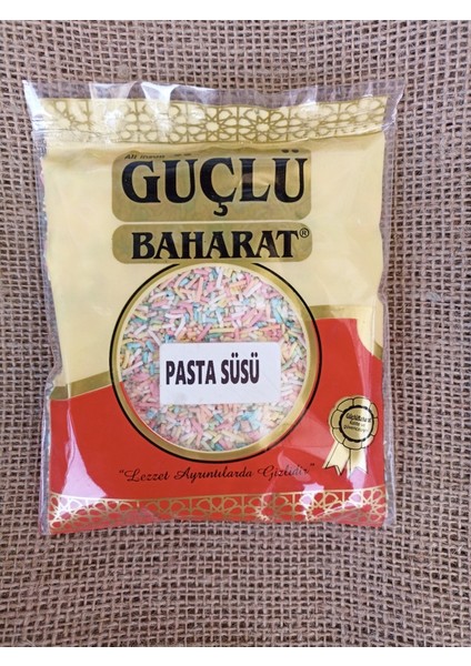 Güçlübaharat Pasta Süsü