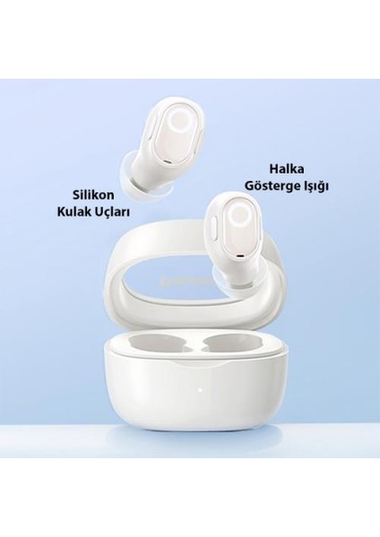 Dokunmatik Şarj Kutulu Bluetooth Vers. 5.3 Wireless Bluetooth Kulaklık 300MAH