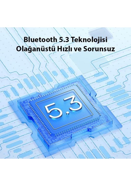 Dokunmatik Şarj Kutulu Bluetooth Vers. 5.3 Wireless Bluetooth Kulaklık 300MAH