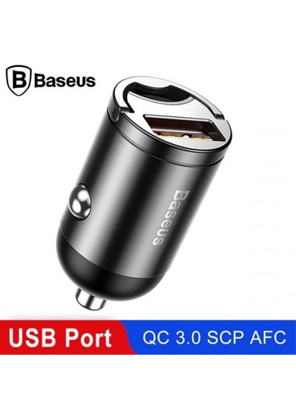 USB Port Ultra Hızlı Mini 30W Araç Şarjı Araç Çakmaklık Şarjı Quick Şarj