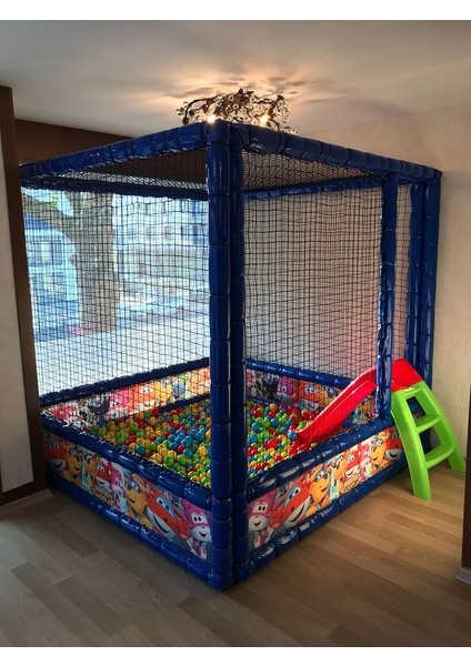 Fileli Top Havuzu - Top - Kaydırak 200*200*200