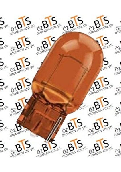 12 Volt 21 Watt 93 Dipsiz Orjinal  Amber Cam