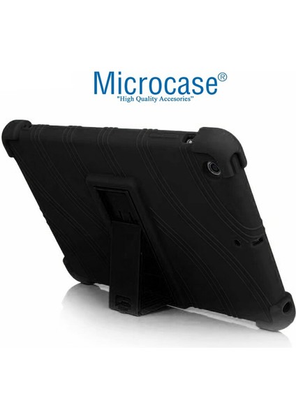 Huawei Mediapad T5 10.1 Inch 2in1 Set Standlı Silikon Kılıf + Bluetooth Klavye - AL8107