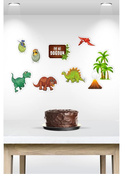 Dinazor Temalı Çok Parçalı Afiş *kalın Kağıt 150 cm