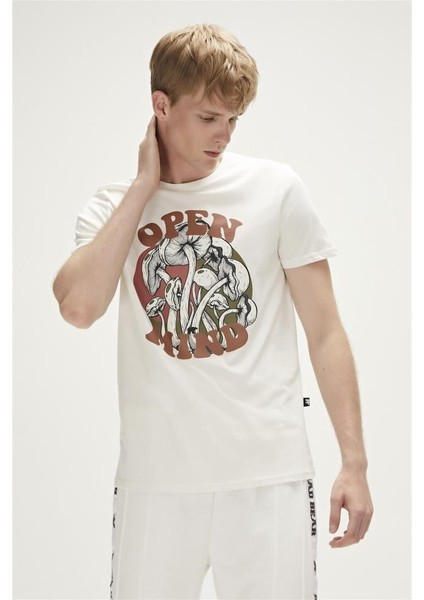 OPEN MIND T-SHIRT LACİVERT Erkek T-Shirt 23.01.07.014-C108