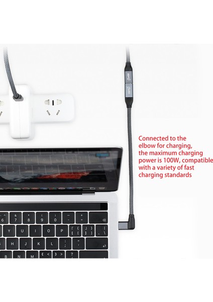 Hd 60Hz Pd 5A USB 3.1 Type C Uzatma Kablosu Dizüstü Bilgisayar Için 100W USB C Extender Kablosu (Yurt Dışından) modelleri