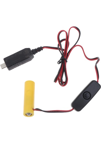 Aa Pil Eliminator Type Güç Kaynağı Kablosu Anahtarı Değiştirin 1xaa Pil (Yurt Dışından)