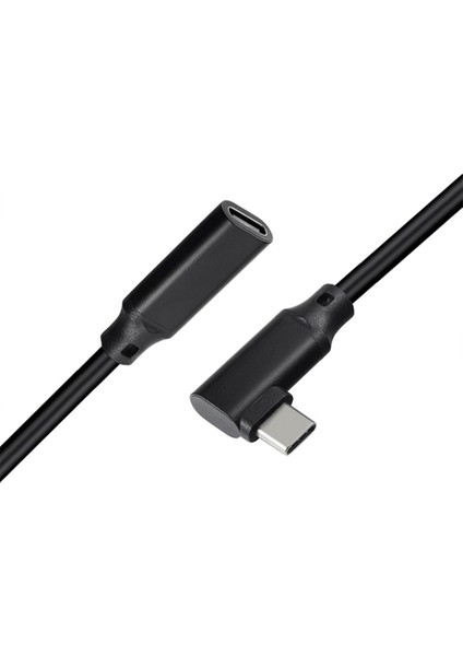 90 Derece USB C Uzatma Kablosu Dik Açısı USB 3.1 Type Erkek/kadın (Yurt Dışından)