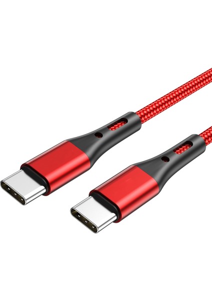 C Tipi Type Pd 60W Kablo Hızlı Şarjı Dizüstü Bilgisayar Için Qc3.0 USB C Veri Kablosu (Yurt Dışından)