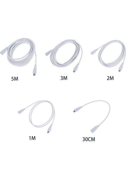 USB C 2.0 Gen2 Type Hızlı Şarj Extender USB C 2.0 Uzatma Kablosu (Yurt Dışından)