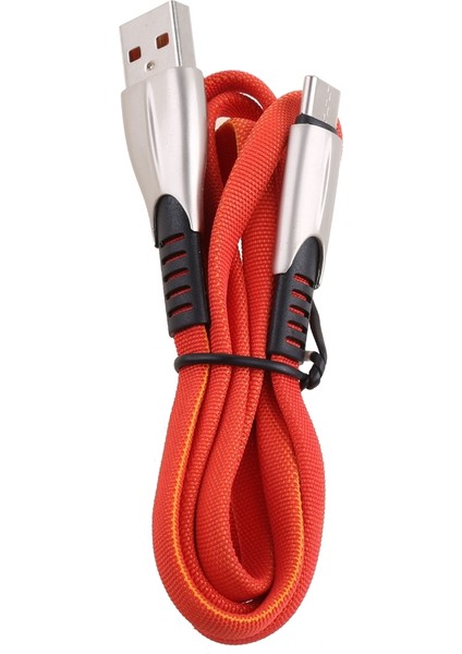 Type C Hızlı Şarj Qc3.0 Veri Senkronizasyon Kablosu Android Telefon Için Çinko Alaşım Kablosu (Yurt Dışından)