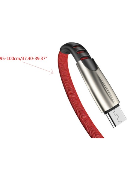 Type C Hızlı Şarj Qc3.0 Veri Senkronizasyon Kablosu Android Telefon Için Çinko Alaşım Kablosu (Yurt Dışından) indirimleri