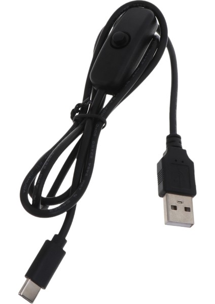 USB Uzatma Kablosu Açik/kapali Anahtarı USB A'dan USB C Kablosu Veri Destek Değil (Yurt Dışından)