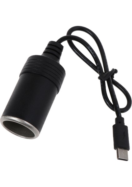 USB C Pd Type Erkek 12V Araç Araç Çakası Soketi Kadın Adım Kablosu (Yurt Dışından)