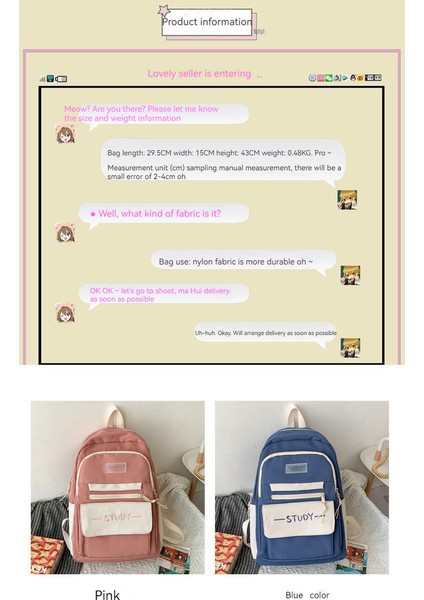 Kore Tarzı Büyük Kapasiteli Sırt Çantası (Yurt Dışından) modelleri