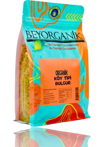 Organik Köy tipi bulgur 500gr