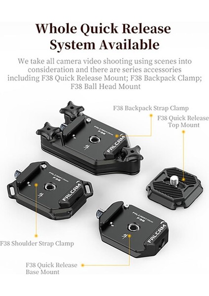 F38 Quick Release Sırt Çantası Askı Klipsi