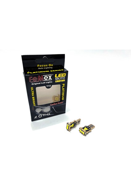 Premium T15 3030 Chip 9smd 800 Lumen Beyaz LED Ampul 6000K modelleri