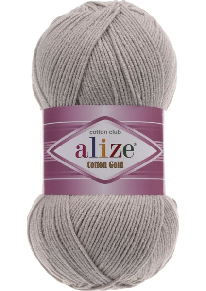 Cotton Gold El Örgü Ipi (5 Li Paket) - 200-GRI