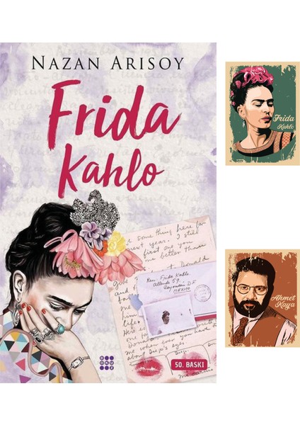 Frida Kahlo - Nazan Arısoy - - Not Defterli özel seti