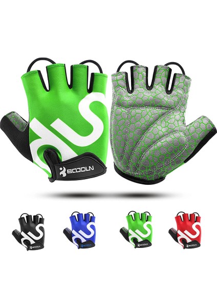 Nefes Alabilen Yarım Parmaklı Eldiven Green-S (Yurt Dışından)