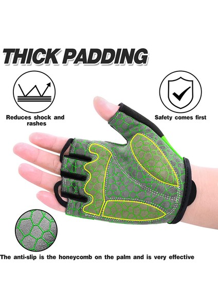 Nefes Alabilen Yarım Parmaklı Eldiven Green-S (Yurt Dışından) fırsatları