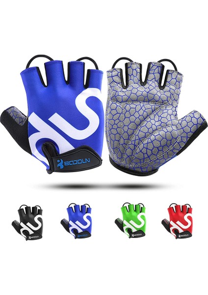 Nefes Alabilen Yarım Parmak Eldiven Blue-S (Yurt Dışından)