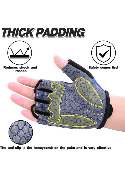 Nefes Alabilen Yarım Parmak Eldiven Blue-S (Yurt Dışından) modelleri