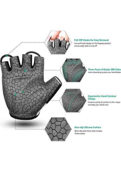 Bir Çift Dayanıklı Bisiklet Eldiveni Beyaz-M (Yurt Dışından) modelleri