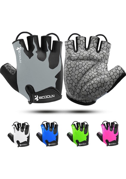 Bir Çift Dayanıklı Bisiklet Eldiveni Grey-S (Yurt Dışından)