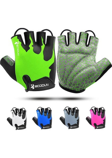 Bir Çift Dayanıklı Bisiklet Eldiveni Green-M (Yurt Dışından)
