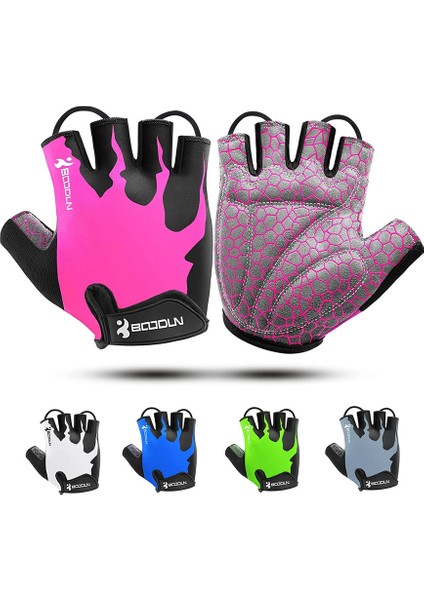 Bir Çift Dayanıklı Bisiklet Eldiveni Pink-L (Yurt Dışından)