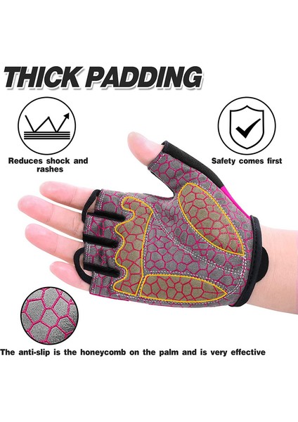 Bir Çift Dayanıklı Bisiklet Eldiveni Pink-L (Yurt Dışından) modelleri