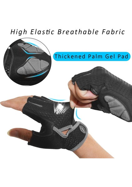 Silikon Bisiklet Eldivenleri Gray-M (Yurt Dışından) fırsatları