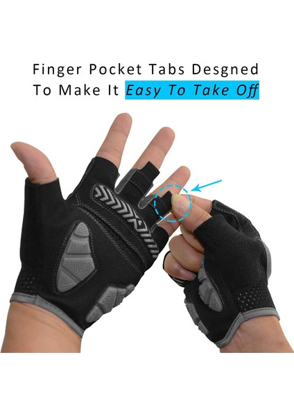 Silikon Bisiklet Eldivenleri Gray-M (Yurt Dışından) indirimleri