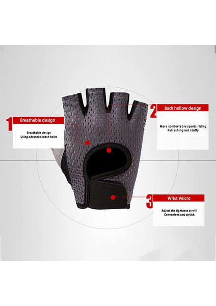 Yarım Parmaklı Eldiven Black-M (Yurt Dışından) fiyatları