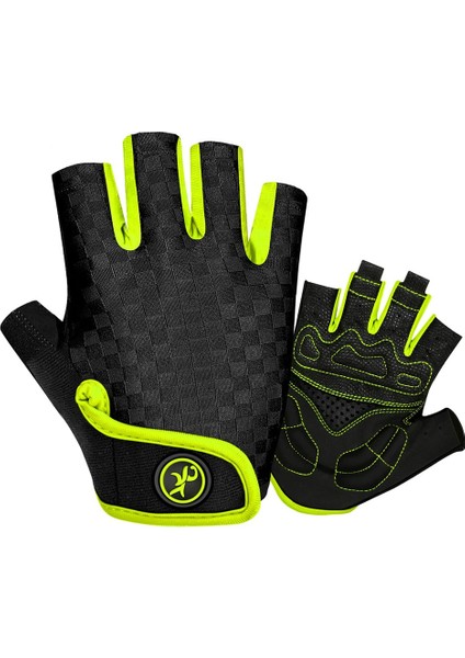 Açık Spor Eldivenleri Green-M (Yurt Dışından)